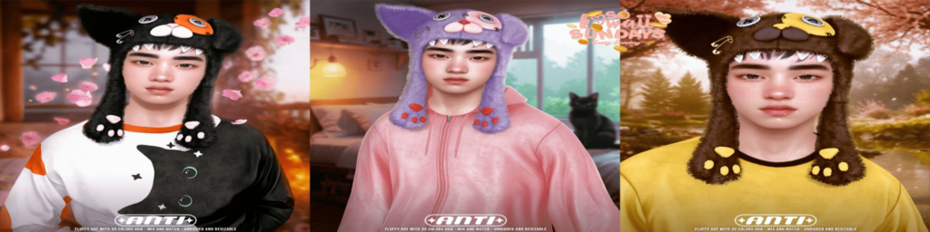 Fluffy Hat	&lt;a href=&quot;http://maps.secondlife.com/secondlife/maya%20bay/46/157/1002&quot;&gt;Teleport&lt;/a&gt;