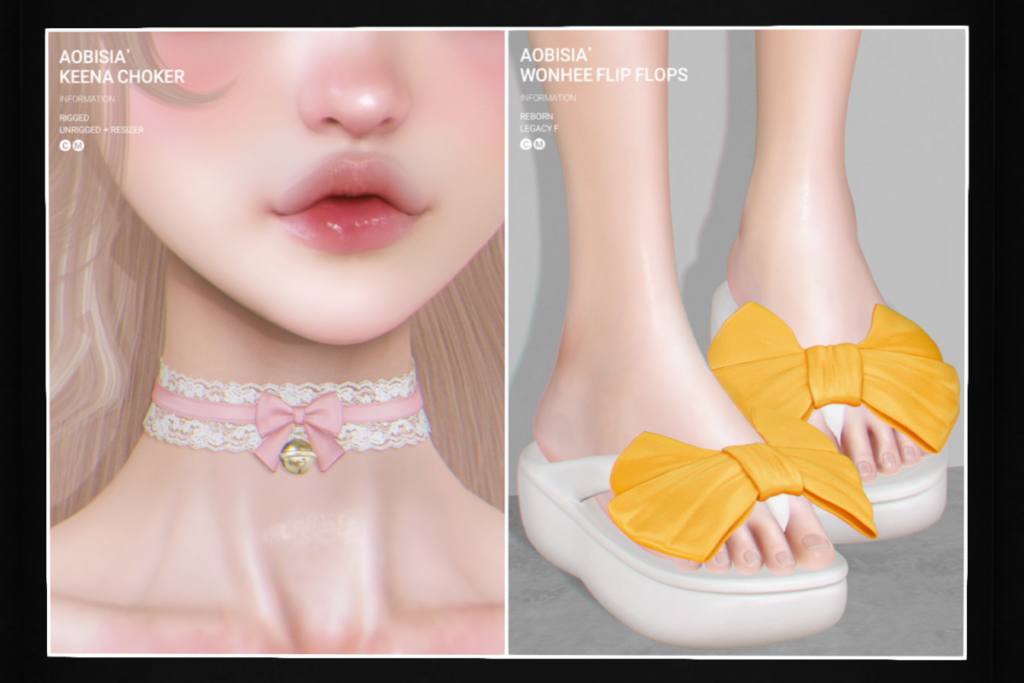 Keena Choker, L$349 | Wonhee Flip Flips - Legacy/Reborn, L$388