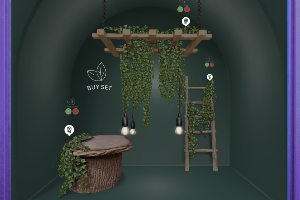 Divta Ivy Decor, L$249-L$289 each/L$599 FP