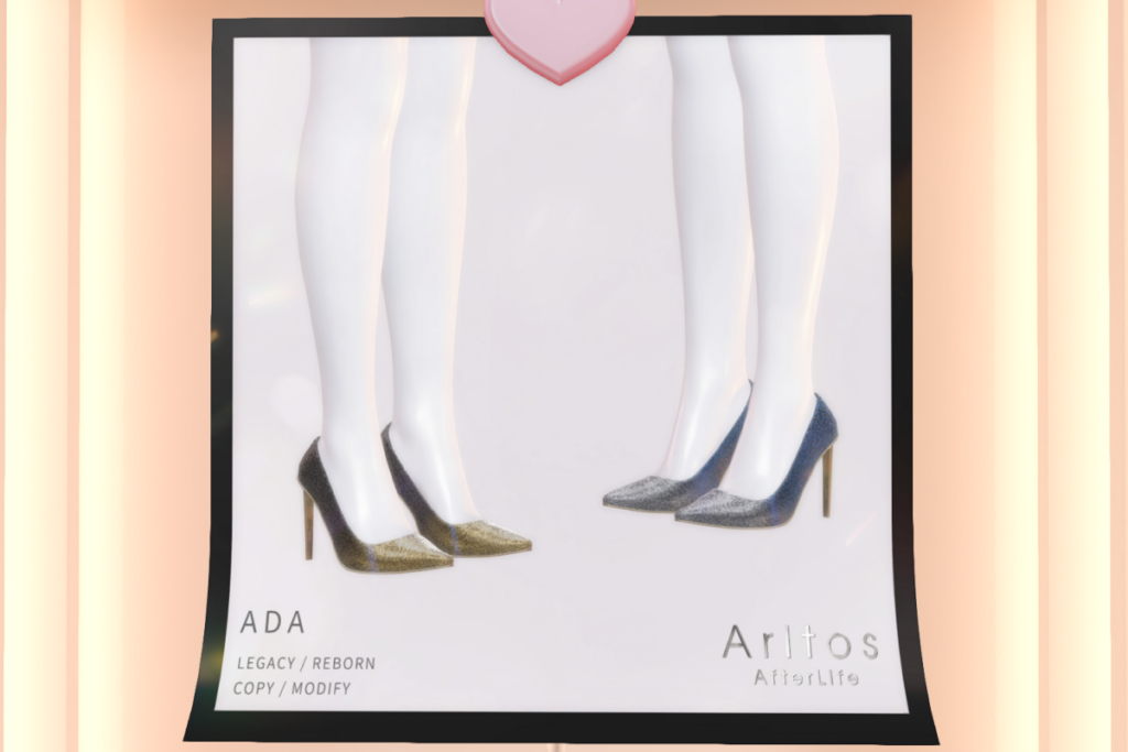 Ada Heels - Legacy/Reborn, L$199 each/L$499 FP
