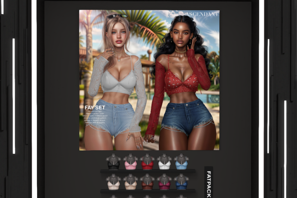 Fay Top &amp; Cardi - Legacy/MaitreyaX/Reborn/+mods,  L$275 each/L$1150 each FP