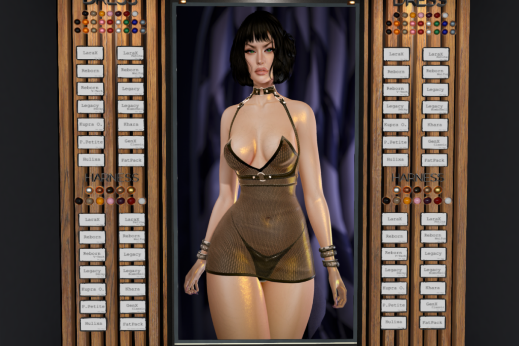 Quenara Latex Dress - See ad for fits, L$575 each/L$2170 each FP