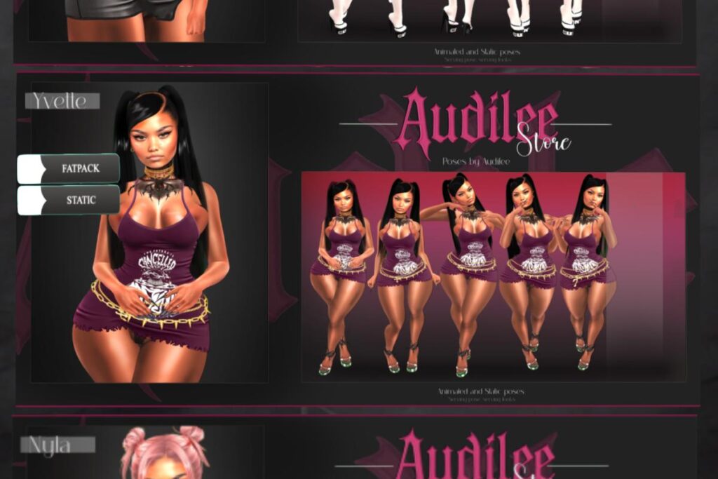 Yvette Static &amp; Animated, L$249/L$450 FP
