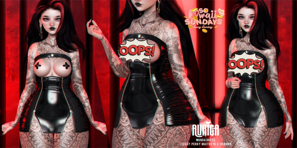 Wanda Dress - Legacy/Maitreya/Reborn/+mods	&lt;a href=&quot;http://maps.secondlife.com/secondlife/Crystal%20Isle/168/140/60&quot;&gt;Teleport&lt;/a&gt;