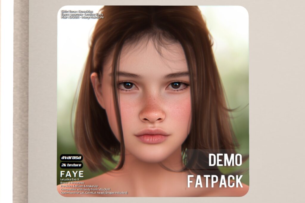 Faye Skin - EvoX, L$599 each/L$1899 FP