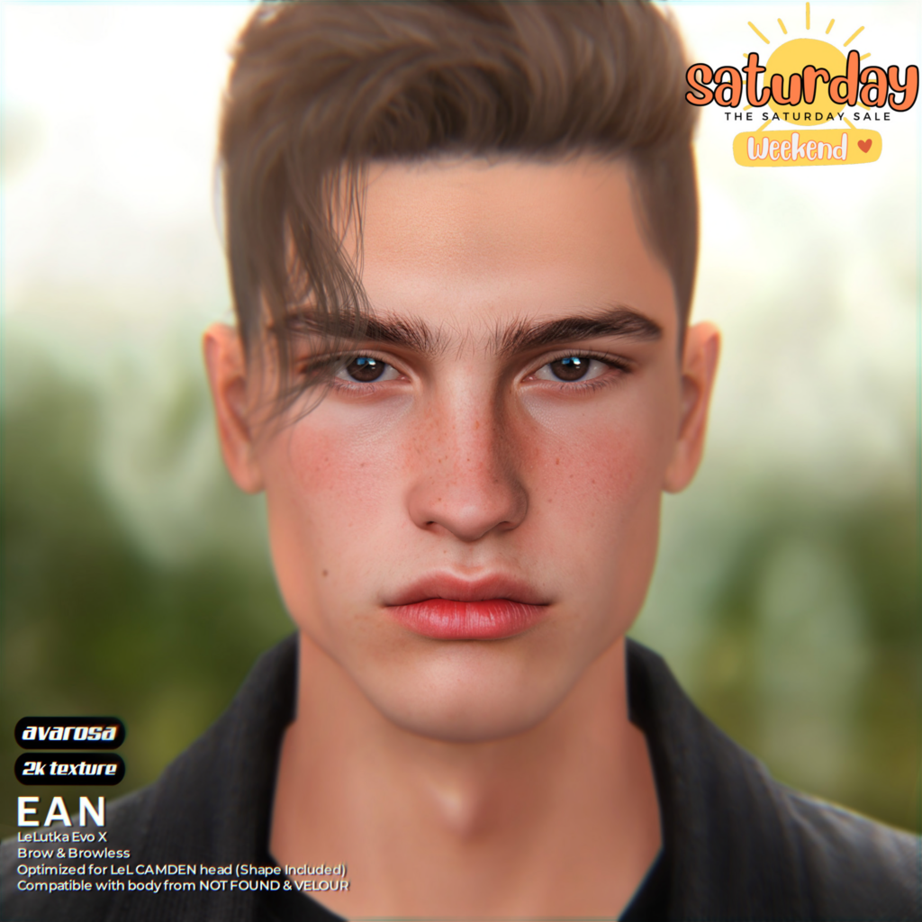 Ean Skin - EvoX	&lt;a href=&quot;http://maps.secondlife.com/secondlife/Sandy%20Creek/192/188/368&quot;&gt;Teleport&lt;/a&gt;
