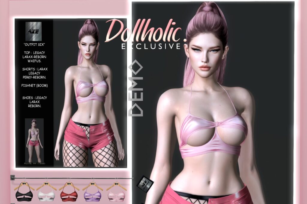 Six outfit - Legacy/MaitreyaX/Reborn/+mods, L$150-L$170 each/L$799 FP