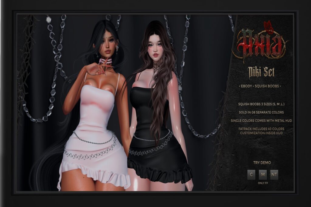 Niki Set - Reborn/+mods, L$350 each/L$1250 FP