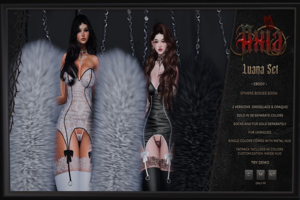Luana Set - Reborn, L$350-L$499 each/L$1250 FP