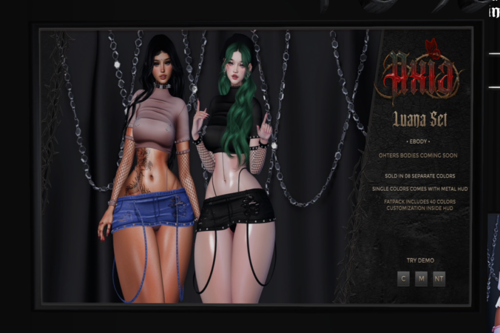 Luana Set - Reborn, L$315 each/L$1125 FP