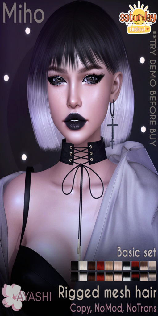 Miho Hairstyle	&lt;a href=&quot;http://maps.secondlife.com/secondlife/MagnetiS/191/128/10&quot;&gt;Teleport&lt;/a&gt;