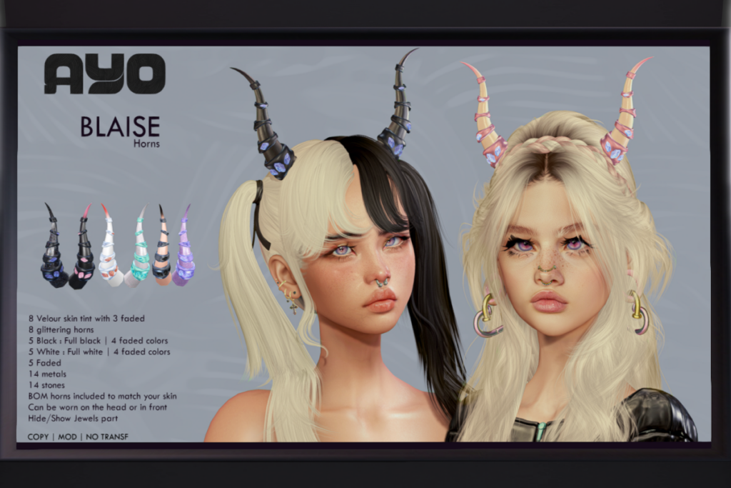 Blaise Horns, L$399