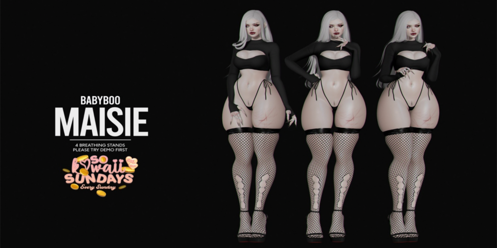 Maisie Poses	&lt;a href=&quot;http://maps.secondlife.com/secondlife/Cult%20Grounds/16/23/1022&quot;&gt;Teleport&lt;/a&gt;