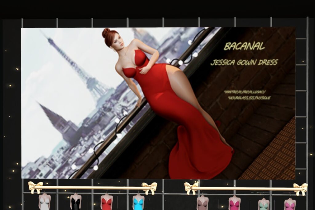 Jessica Dress - BellezaOG/Maitreya/Legacy/Slink, L$120 each