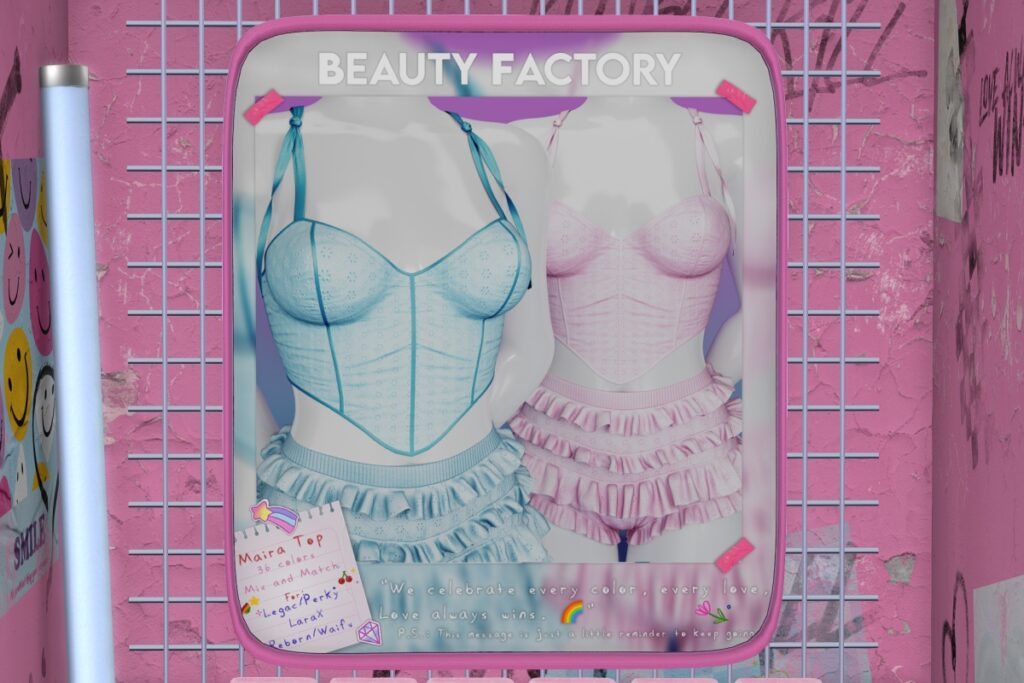 Maira Top - Legacy/MaitreyaX/Reborn/+mods, L$233 each/L$980 FP