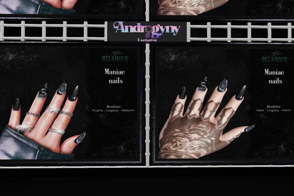 Maniae Nails - Inithium/Jake/Legacy F+M/Reborn, L$150