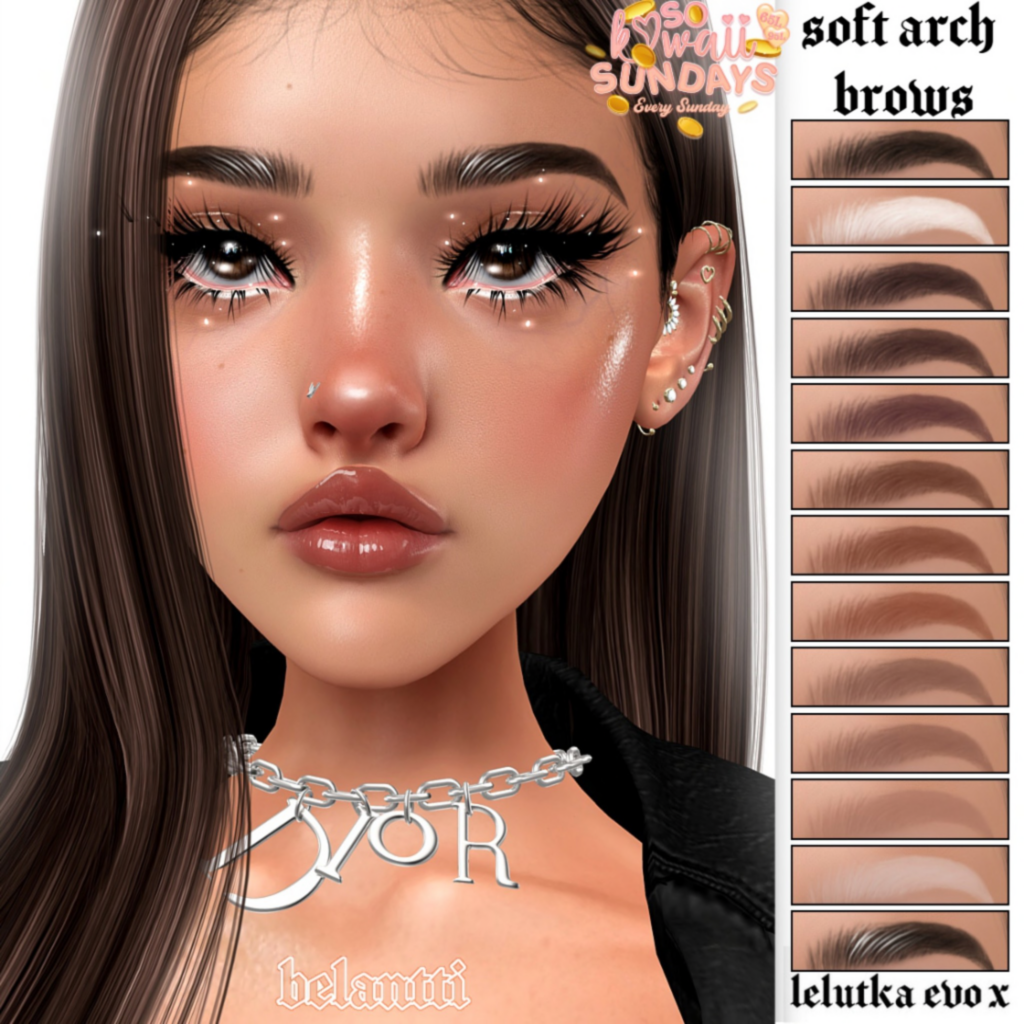 Soft Arch Brows - EvoX	&lt;a href=&quot;http://maps.secondlife.com/secondlife/Legenda/183/92/698&quot;&gt;Teleport&lt;/a&gt;