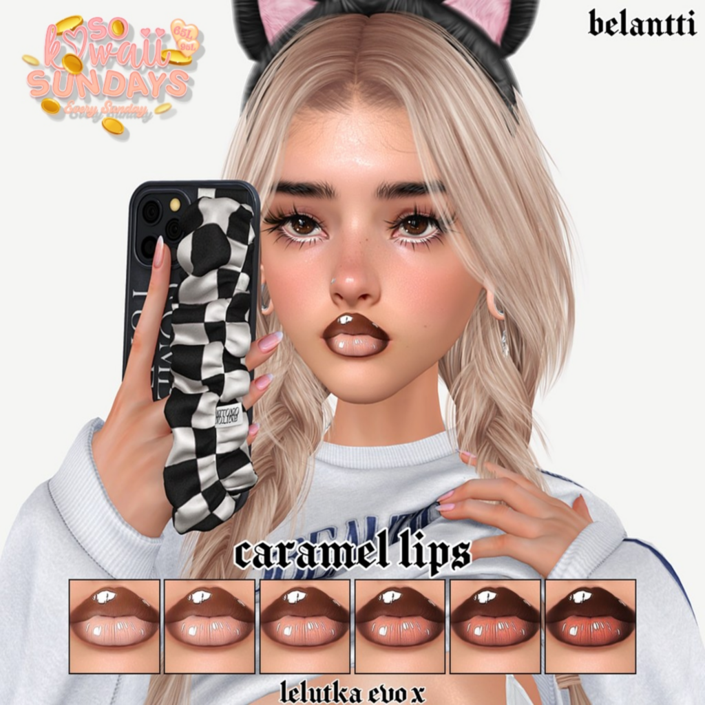 Caramel Lips - EvoX	&lt;a href=&quot;http://maps.secondlife.com/secondlife/Legenda/174/95/698&quot;&gt;Teleport&lt;/a&gt;