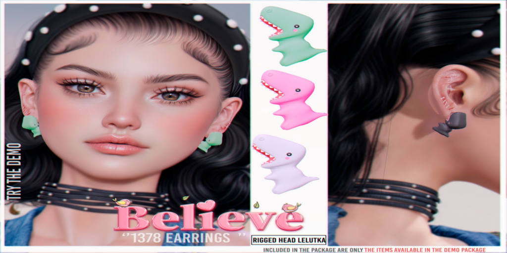 1378 Earrings - EvoX 	&lt;a href=&quot;http://maps.secondlife.com/secondlife/Bliss%20Kingdom/95/178/3251&quot;&gt;Teleport&lt;/a&gt;