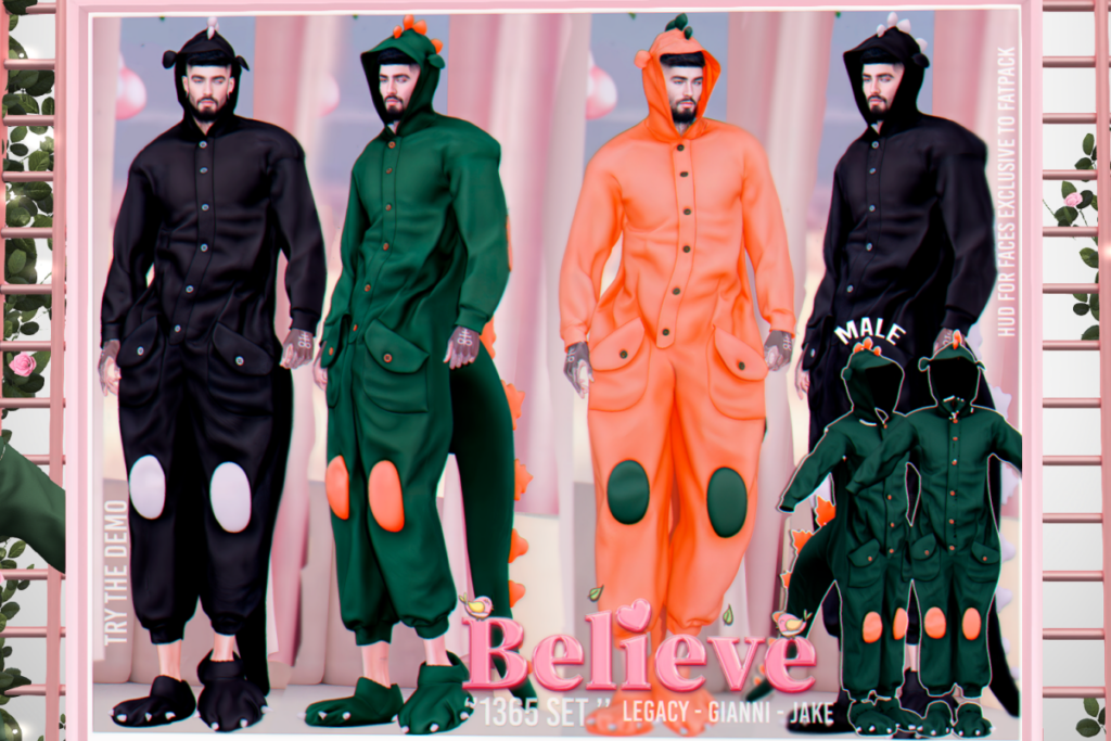 Set #1365 - Gianni/Jake/Legacy, L$249 each/L$949 FP