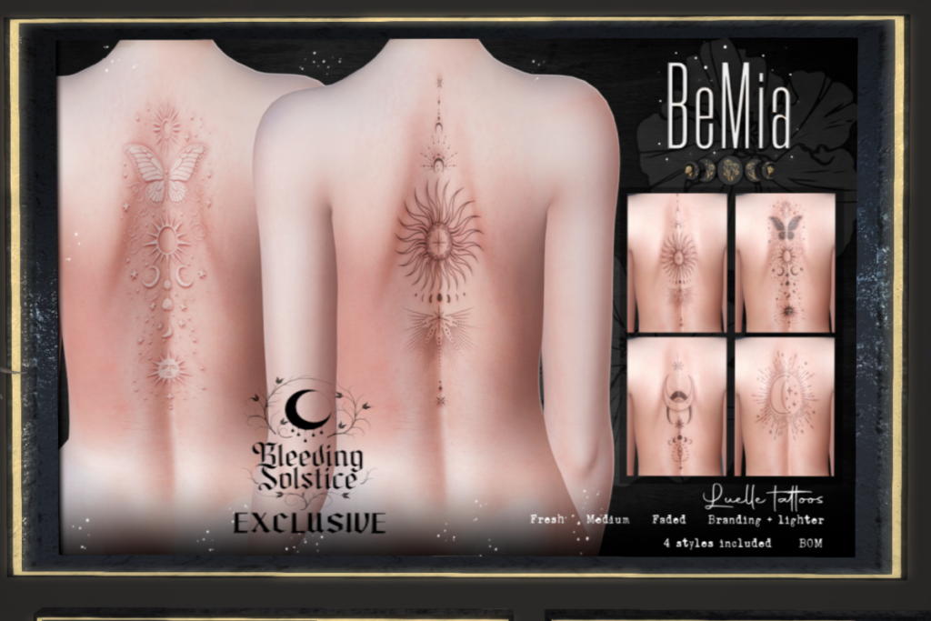 Luelle Back Tattoo, L$210