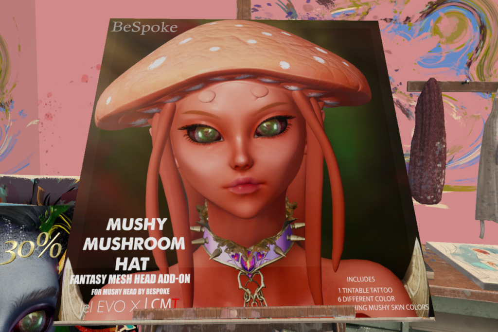 Mushy Mushroom Hat - Mushy Head, L$350