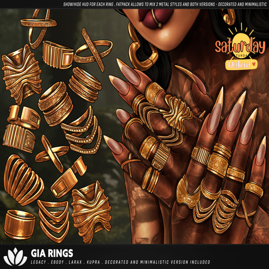 Gia Rings - Inithium/Legacy/MaitreyaX/Reborn	&lt;a href=&quot;https://maps.secondlife.com/secondlife/BlackOrchid/133/160/28&quot;&gt;Teleport&lt;/a&gt;