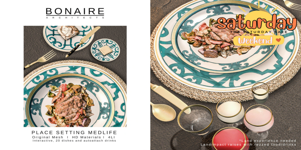 Medlife Place Setting	&lt;a href=&quot;http://maps.secondlife.com/secondlife/Pure%20Souls/21/128/2017&quot;&gt;Teleport&lt;/a&gt;