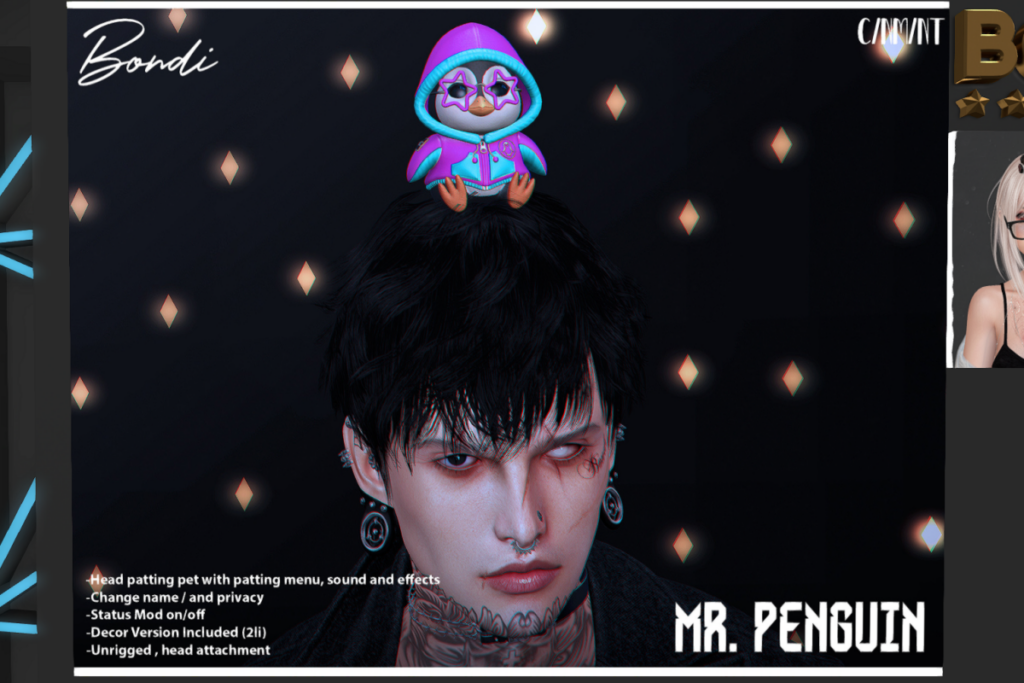 Mr. Penguin, L$295 each/L$445 FP