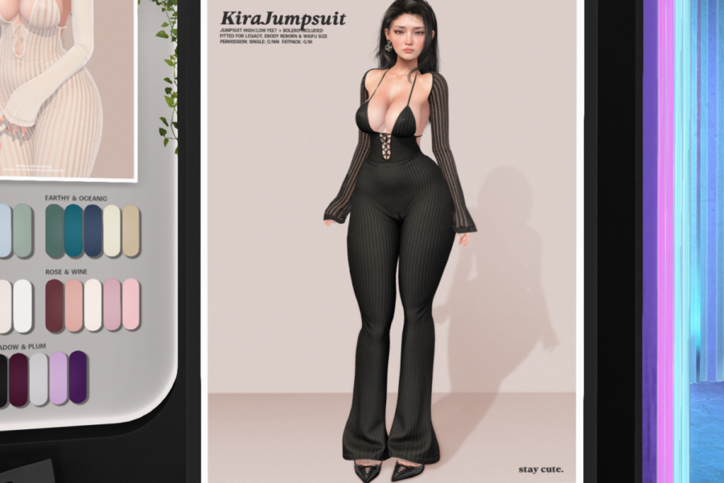 Kira Jumpsuit - Legacy/Reborn/+mods, L$450 each/L$1500 FP
