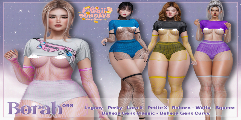 098 Outfit - GenX/Legacy/MaitreyaX/Reborn/+mods	&lt;a href=&quot;http://maps.secondlife.com/secondlife/Malkine/96/95/3248&quot;&gt;Teleport&lt;/a&gt;