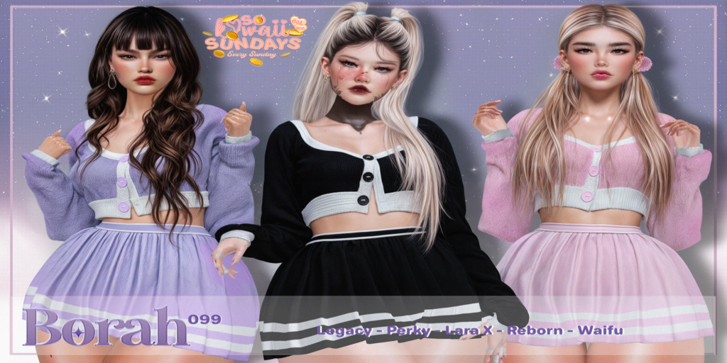 099 Outfit - Legacy/MaitreyaX/Reborn/+mods	&lt;a href=&quot;http://maps.secondlife.com/secondlife/Malkine/96/95/3248&quot;&gt;Teleport&lt;/a&gt;