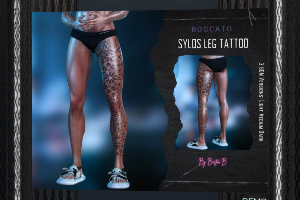 Sylos Leg Tattoo - BOM, L$219