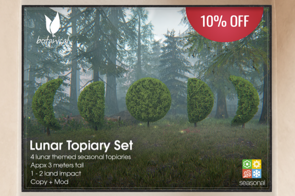 Lunar Topiary Set, L$450