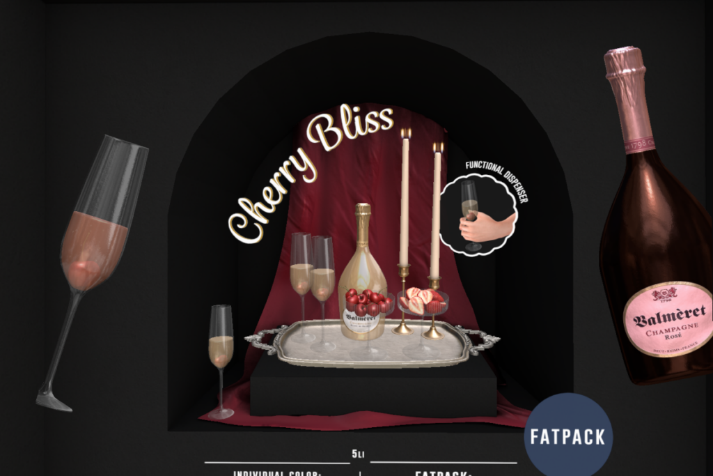 Cherry Bliss, L$188 each/L$388 FP
