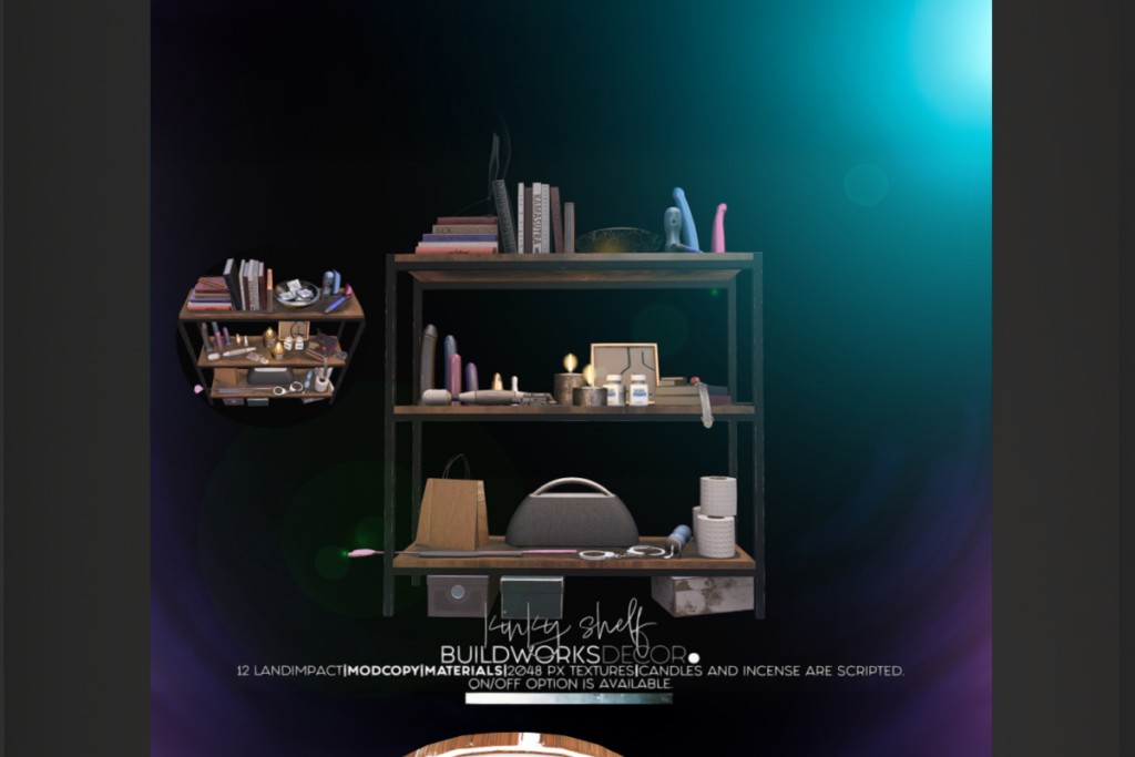 Kinky Shelf, L$580