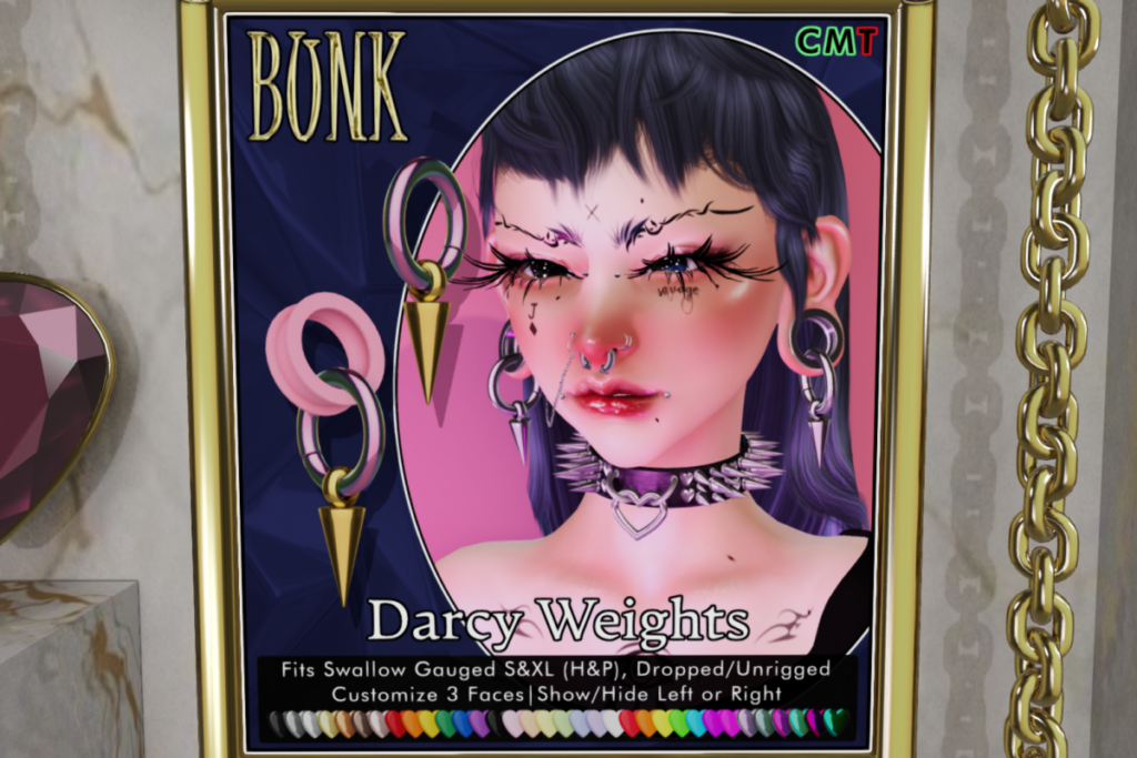 Darcy Weights - Swallow Gauged, L$499