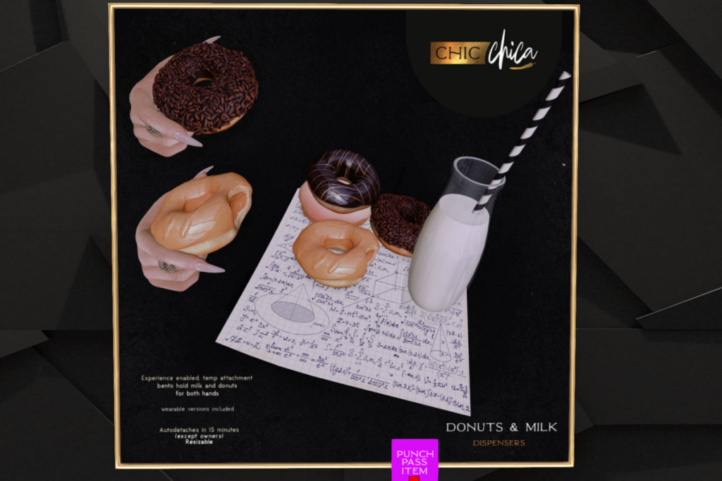 Donuts &amp; Milk Dispensers, L$295