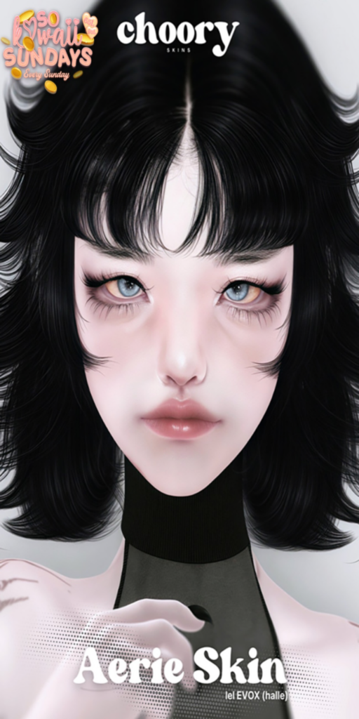 Aerie SKin - EvoX	&lt;a href=&quot;http://maps.secondlife.com/secondlife/Viktel%20Aria/222/199/21&quot;&gt;Teleport&lt;/a&gt;
