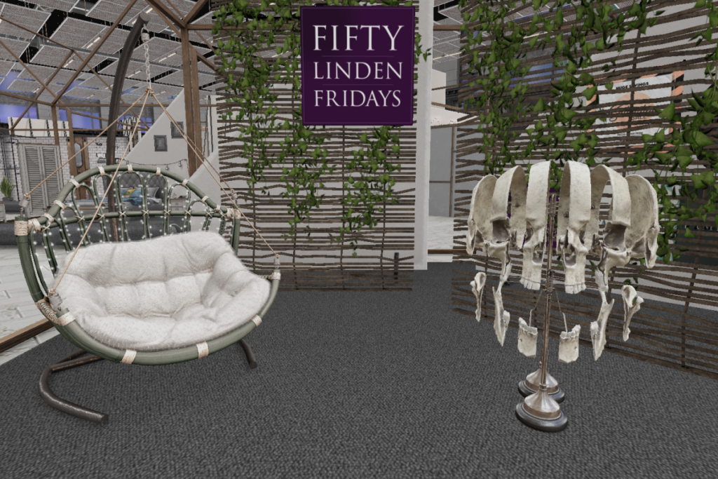 Articulated Skull | Starlight Hanging Seat	&lt;a href=&quot;http://maps.secondlife.com/secondlife/Consignment/139/126/46&quot;&gt;TELEPORT&lt;/a&gt;