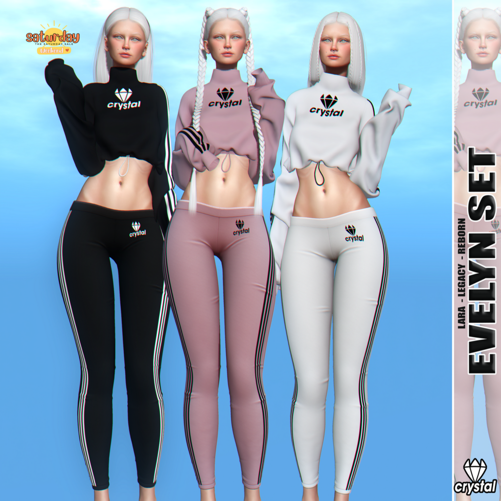 Evelyn Set - Legacy/Maitreya/Reborn	&lt;a href=&quot;http://maps.secondlife.com/secondlife/Tamburello/193/125/806&quot;&gt;Teleport&lt;/a&gt;