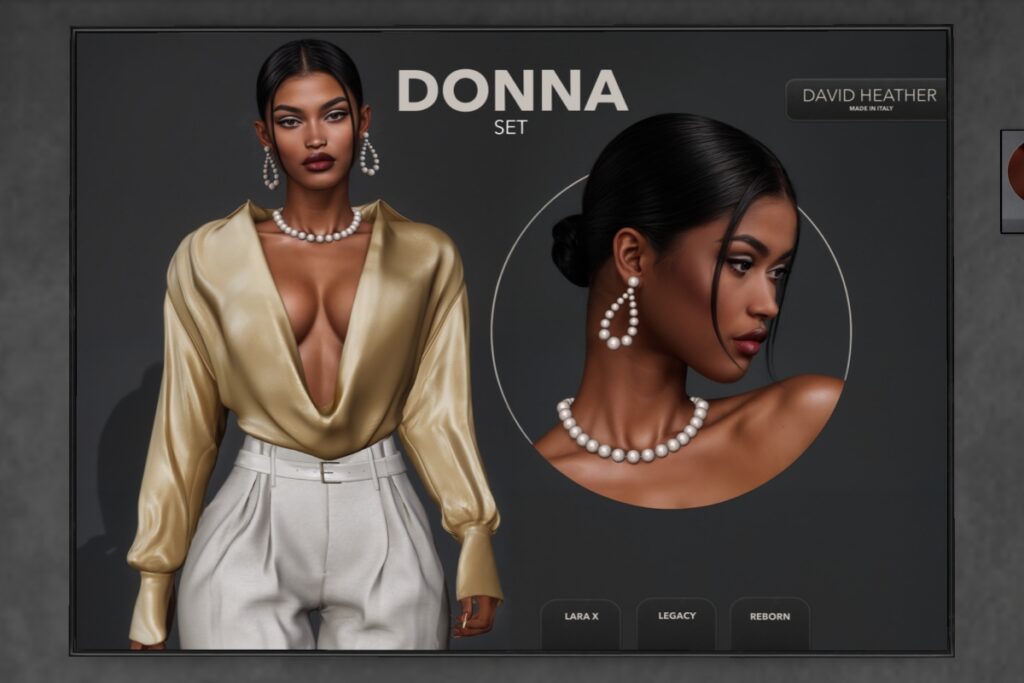 Donna Set - Legacy/MaitreyaX/Reborn, L$125-L$300 each/L$2150 each FP