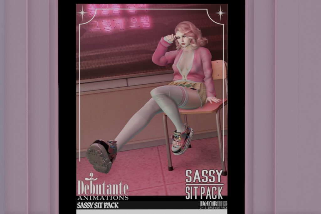 Sassy Sit Pack, L$255 FP
