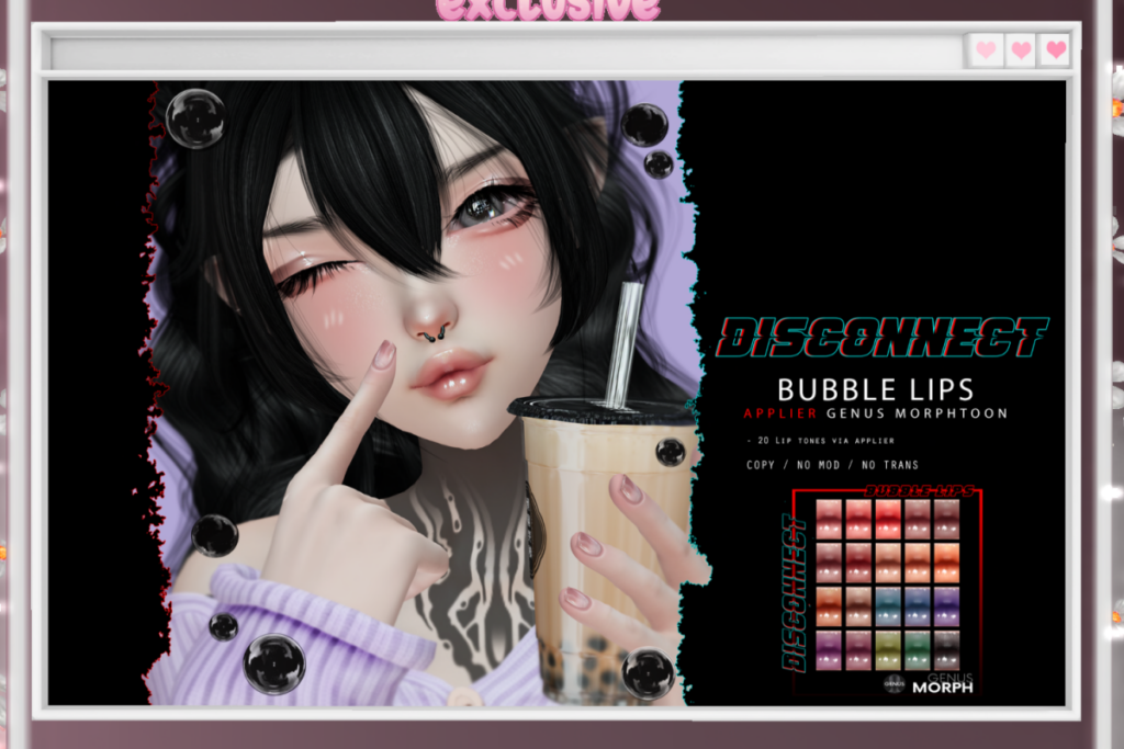 Bubble Lips - Genus MorphToon, L$350