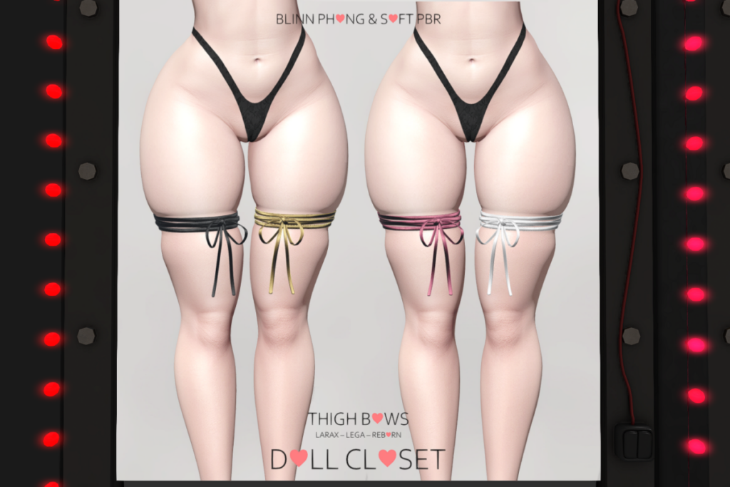 Thigh Bows - Legacy/MaitreyaX/Reborn, L$499 each/L$1199 FP
