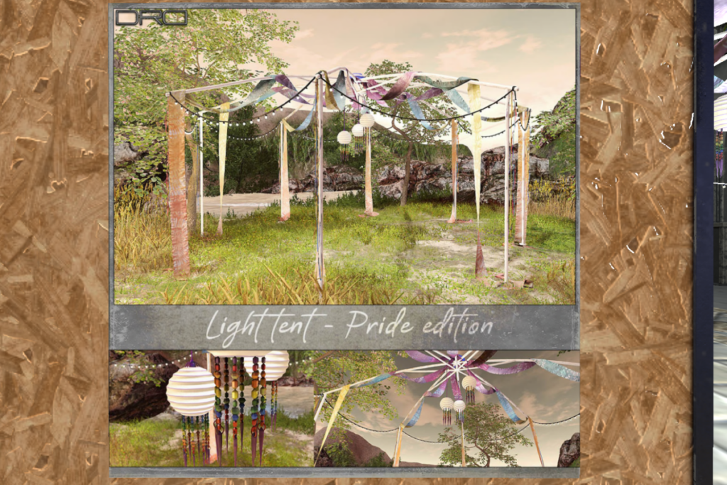 Light Tent Pride edition 	&lt;a href=&quot;http://maps.secondlife.com/secondlife/Death%20Row/115/205/22&quot;&gt;TELEPORT&lt;/a&gt;