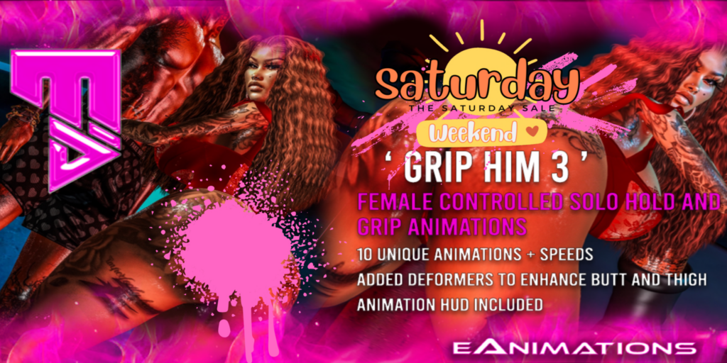 Grip Him 3 Animation	&lt;a href=&quot;http://maps.secondlife.com/secondlife/TheTakeover/124/142/3015&quot;&gt;Teleport&lt;/a&gt;