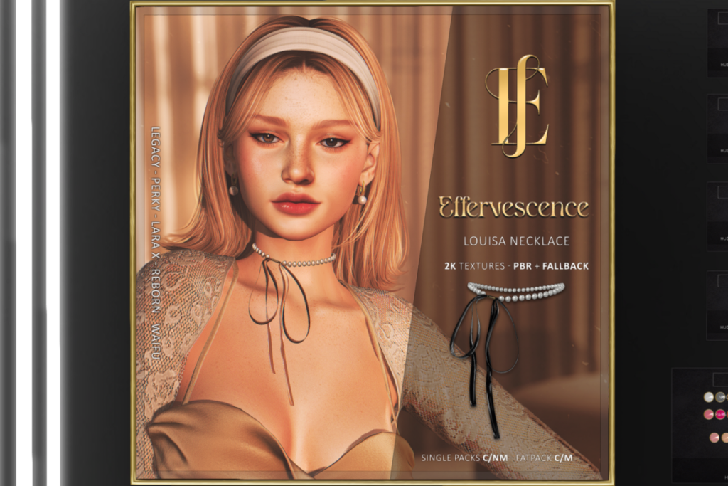 Louisa Necklace - Legacy/MaitreyaX/Reborn/+mods, L$299 each/L$999 FP