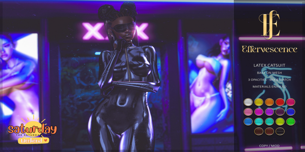 Latex Catsuit - BOM	&lt;a href=&quot;http://maps.secondlife.com/secondlife/Arae/171/67/807&quot;&gt;Teleport&lt;/a&gt;