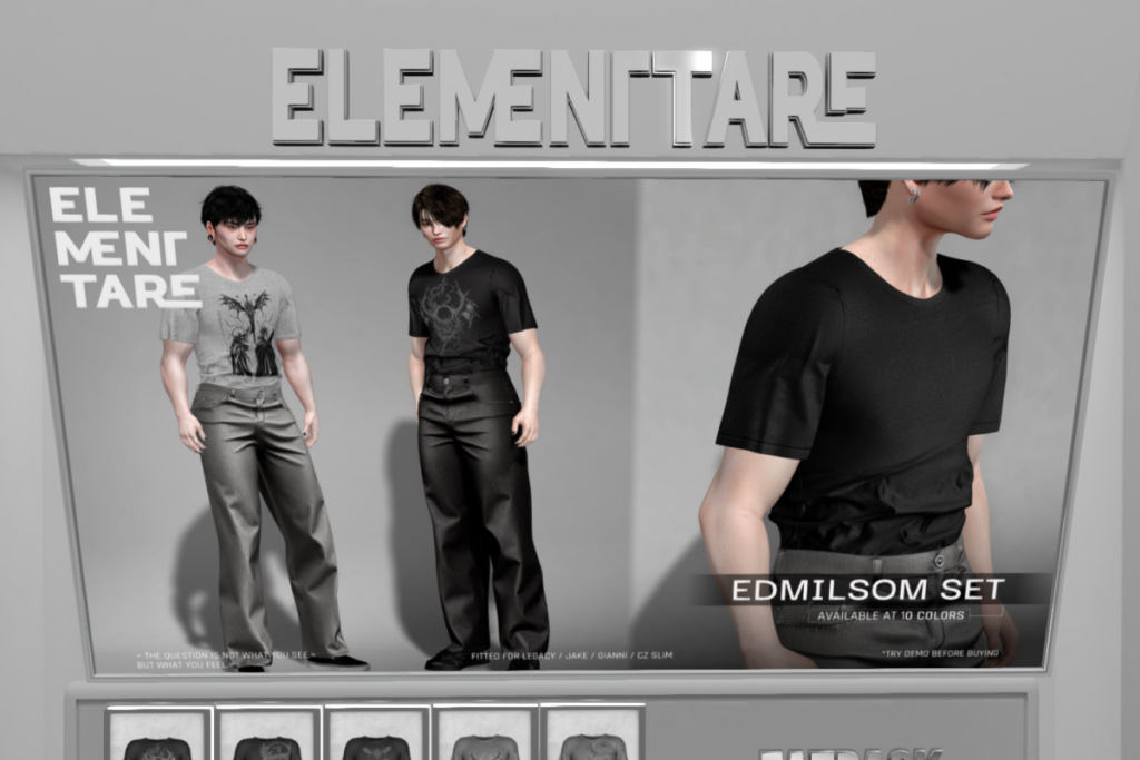 Edmilsom Set - CZSlim/Gianni/Jake/Legacy, L$250 each/L$900 each FP